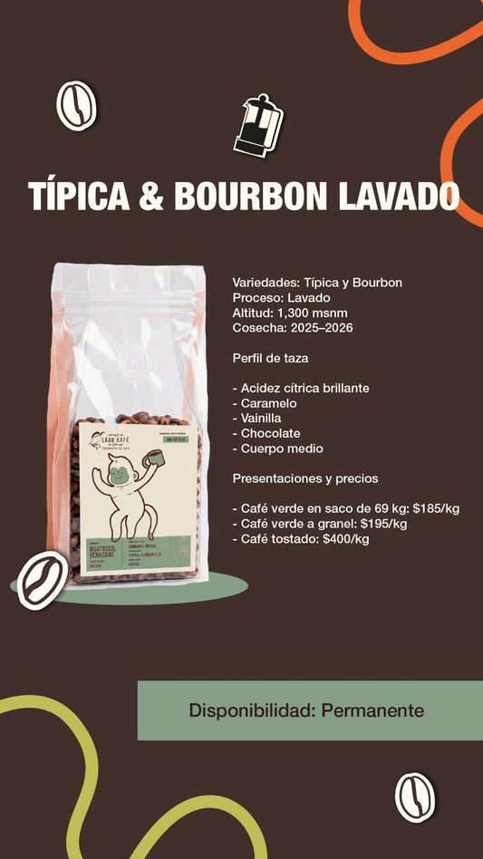 Café Típica & Bourbon Lavado