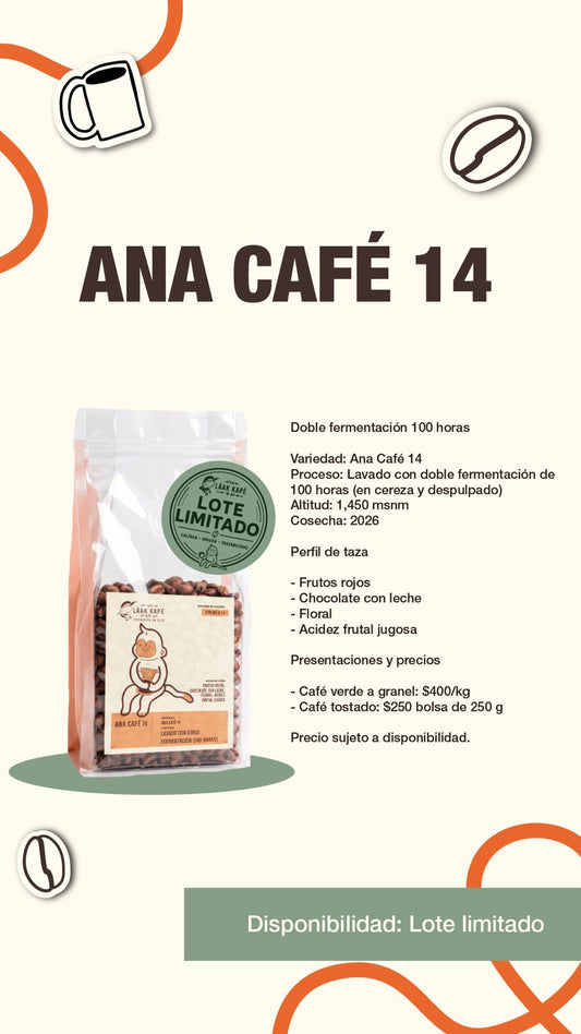 Ana Café 14 – Doble Fermentación 100 Horas